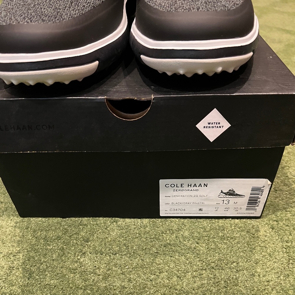 Cole Haan Generation Zerogrand Golf Shoes C34704 Black Size 13M - Picture 5 of 5